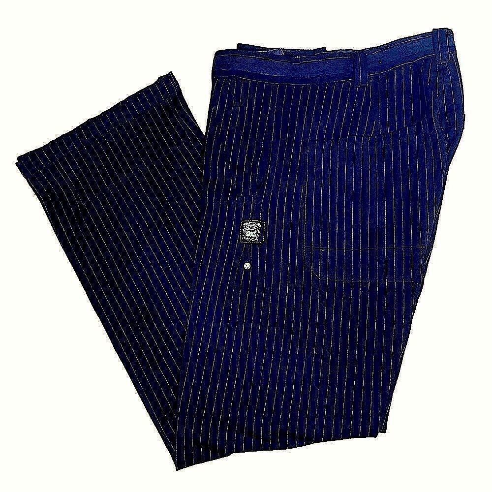 Henley’s Black Pinstripe wide leg trousers Size 8